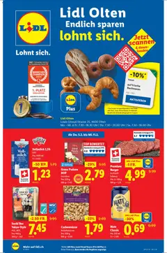 Vorschau Lidl Aktionen Neueröffnung Olten gültig ab 05.02.2026