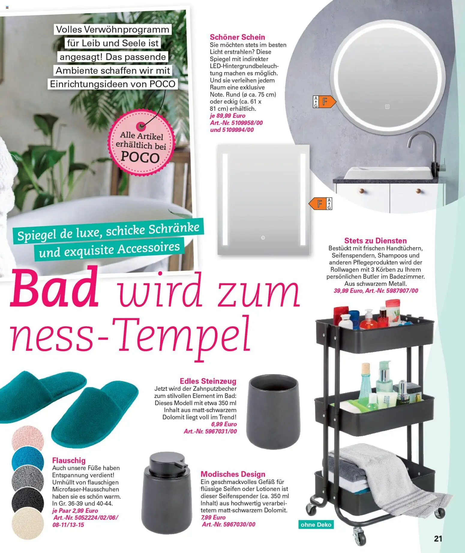 Poco Wohnwelt Winter 2025 - Seite 21 - gültig ab 01.12.2025