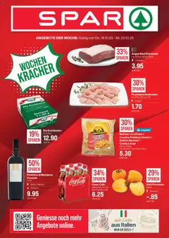 Vorschau SPAR Aktionen gültig ab 16.10.2025