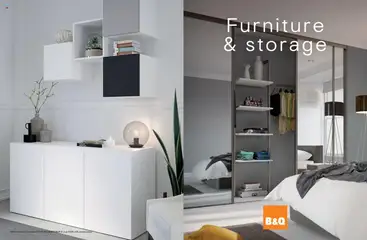 B&Q - Furniture & storage valid from 22/07/2025