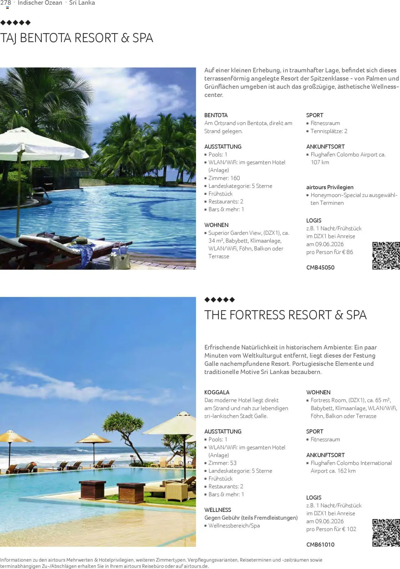 TUI airtours Katalog  Erstklassige Fernreisen 2025/26 - Seite 278 - gültig ab 01.11.2025