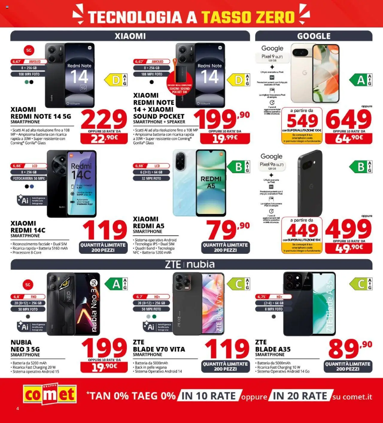 Volantino Comet	 - pagina 4 - valido dal 17/07/2025