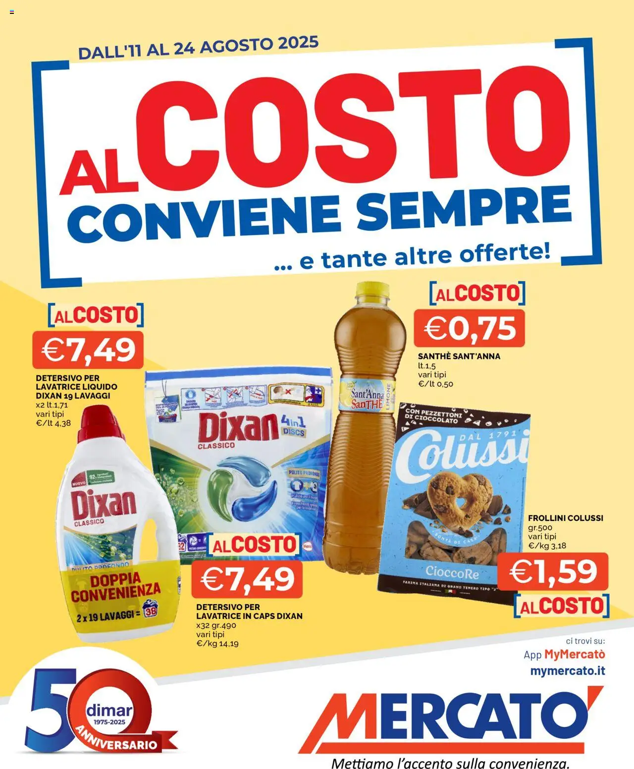 Volantino Mercatò	 - pagina 1 - valido dal 11/08/2025