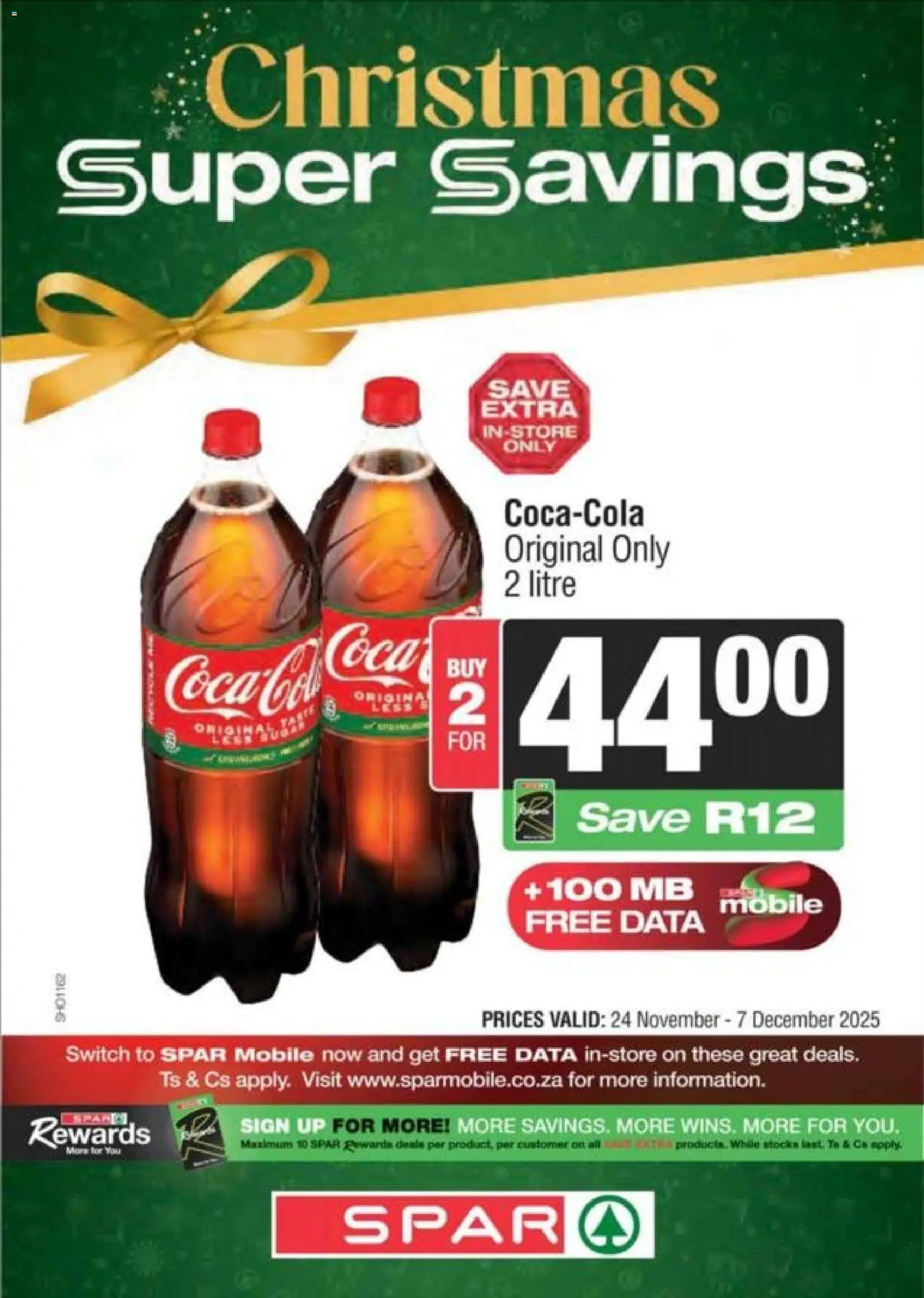 Spar Specials - page 1- valid from 24/11/2025