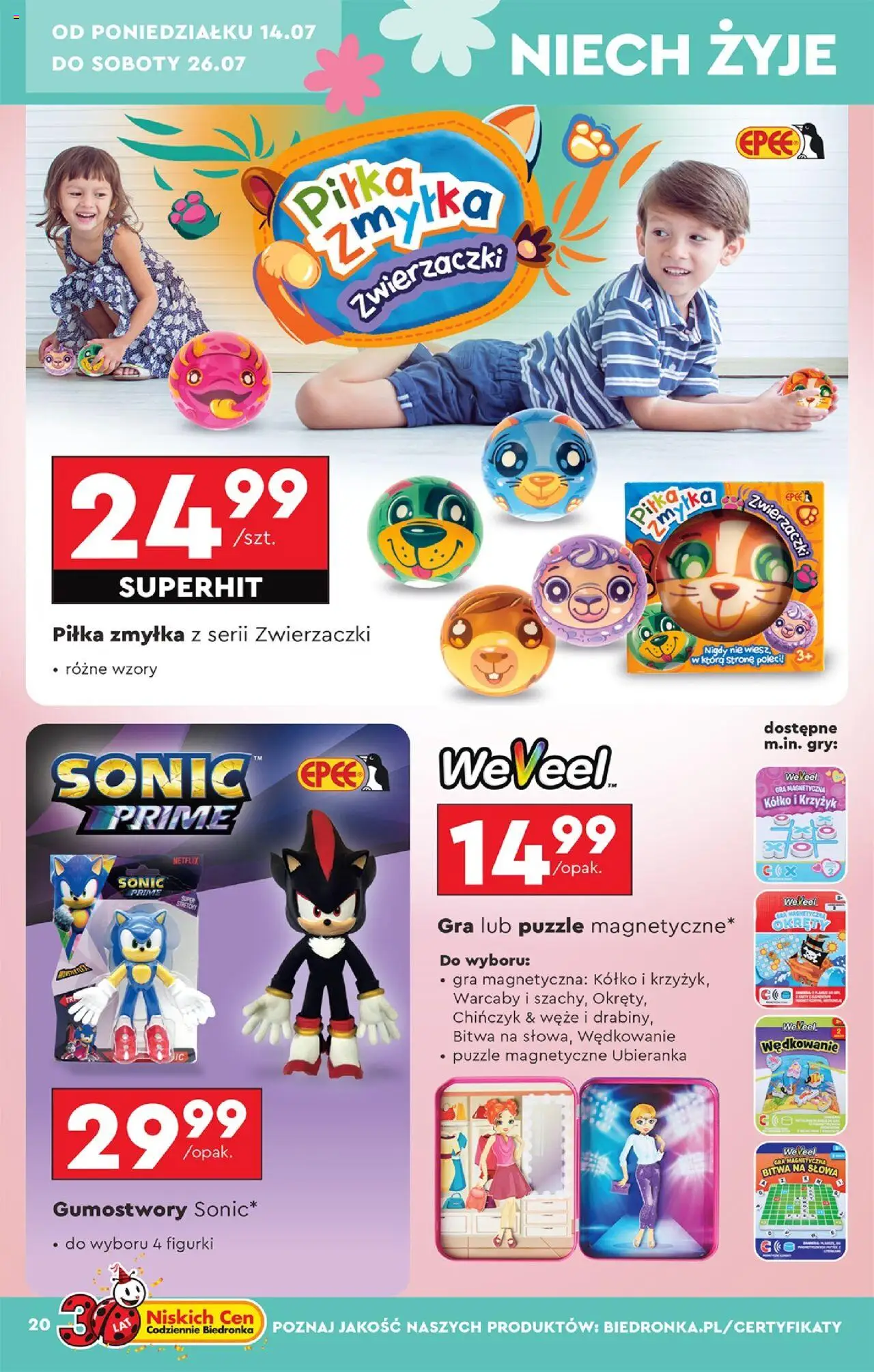 Biedronka gazetka - Okazje tygodnia - strona 20- ważny od 14.07.2025