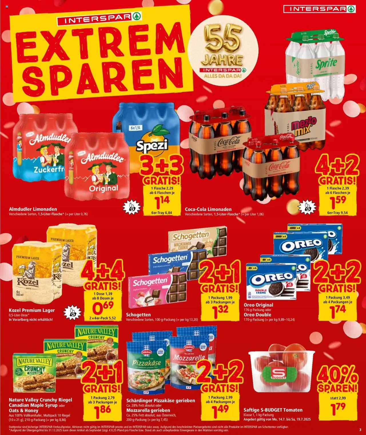 Interspar Flugblatt - Tirol - Seite 3- gültig ab 15.07.2025