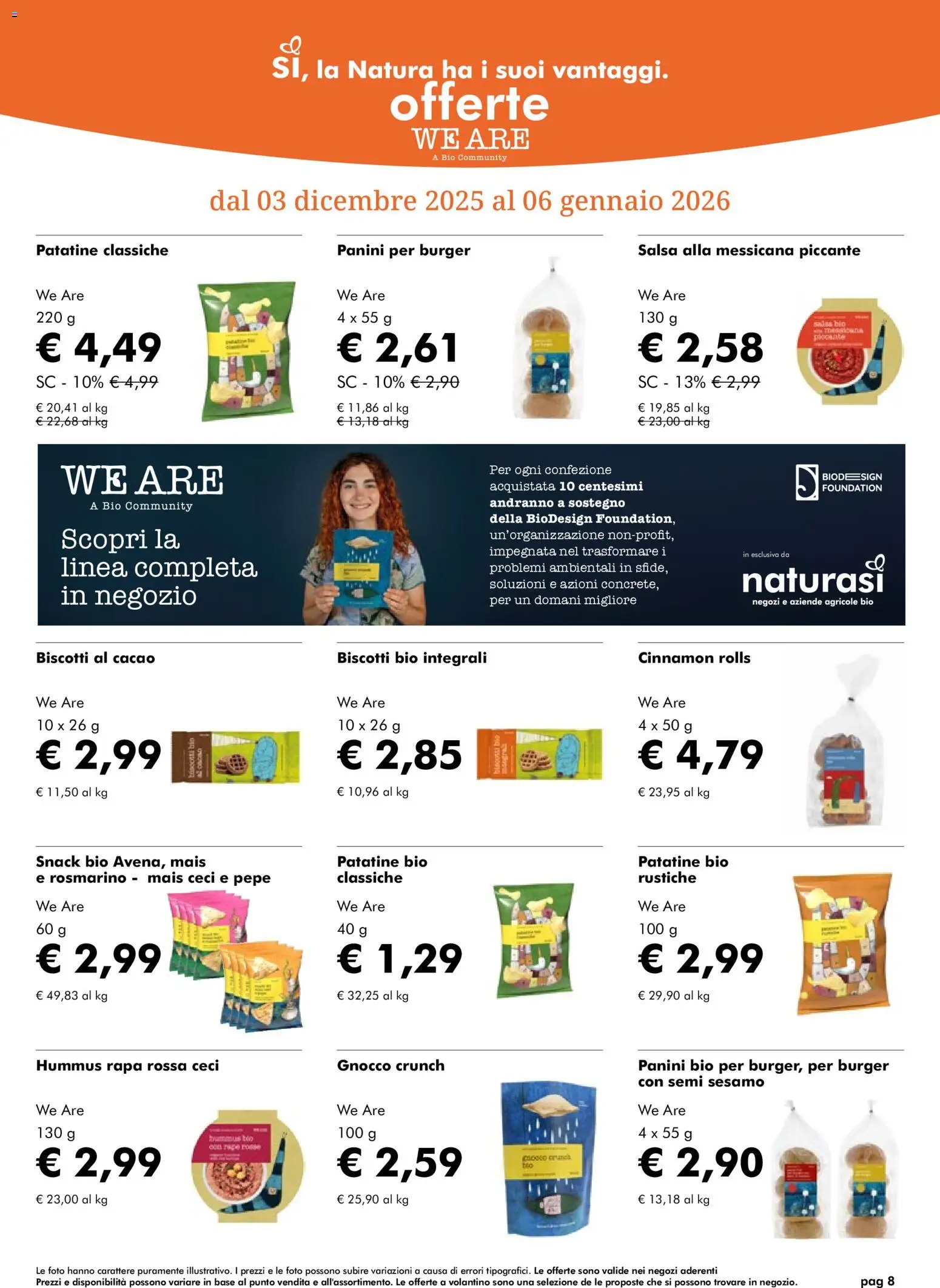 Volantino Natura Sì	 - pagina 8 - valido dal 03/12/2025