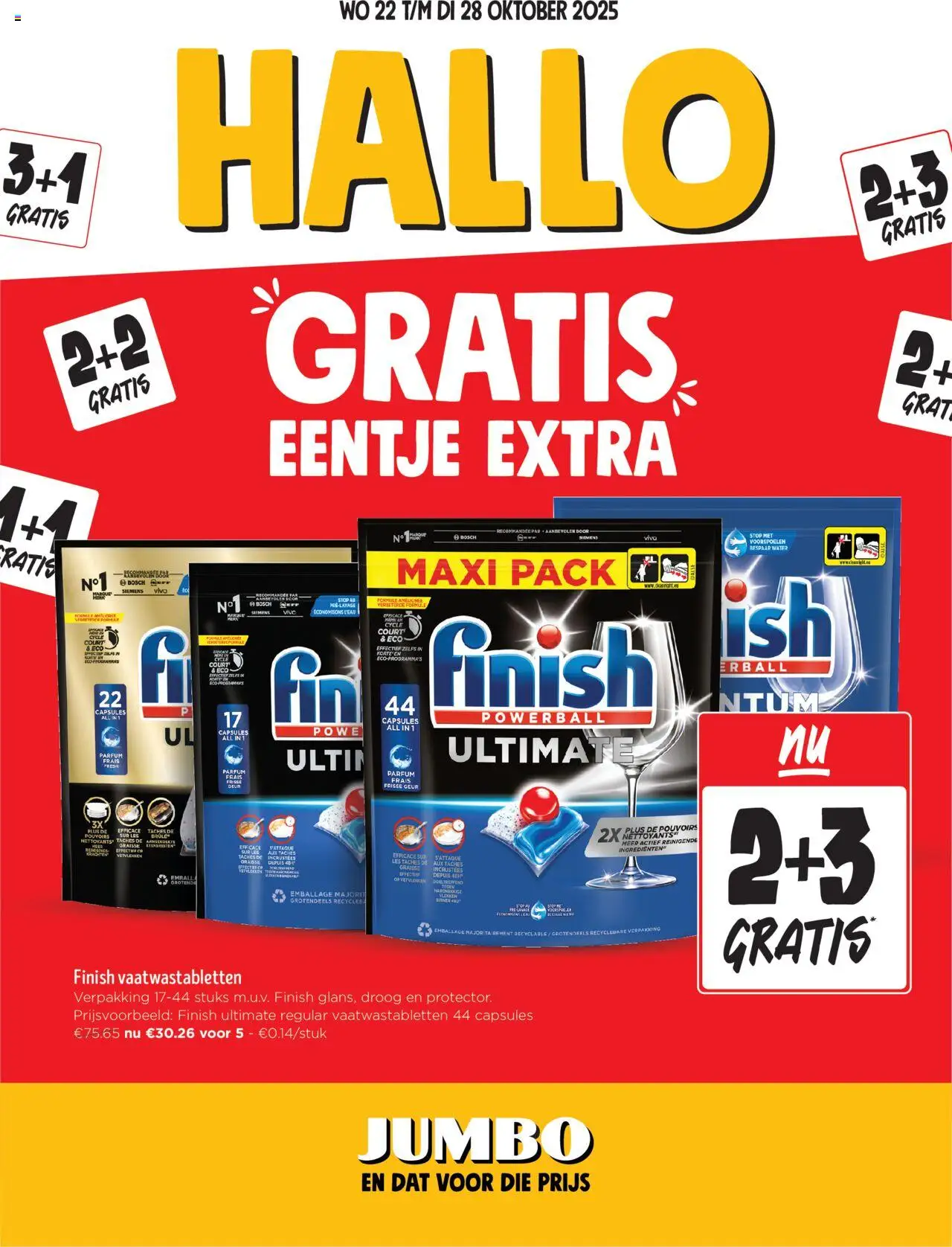 JUMBO folder / publicité - pagina 1- geldig vanaf 22/10/2025