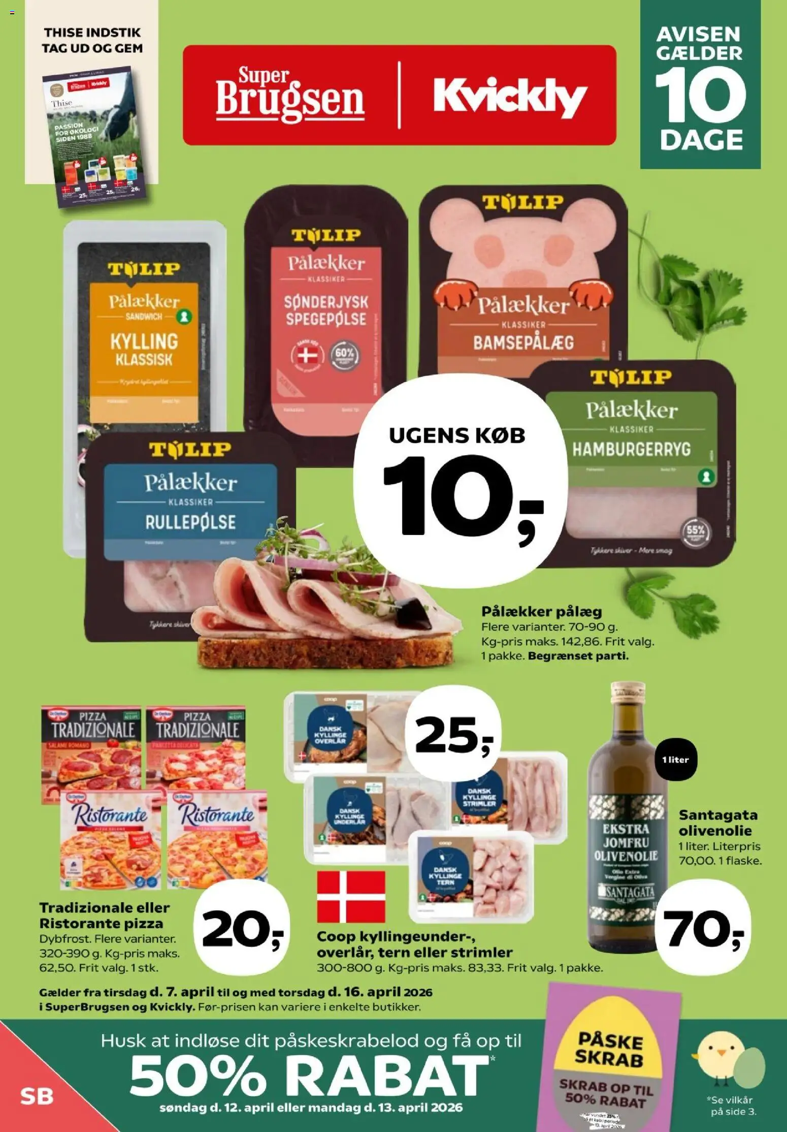 Super Brugsen - Tilbudsavis uge 14-15 - side 1- gyldig fra 07/04/2026
