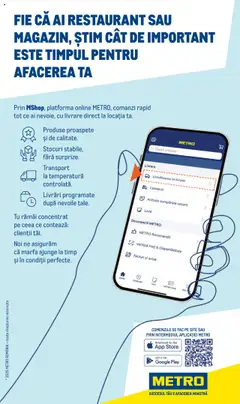 Metro catalog - MShop Comanzi online, livrăm direct la afacerea ta valabil de la 22.09.2025
