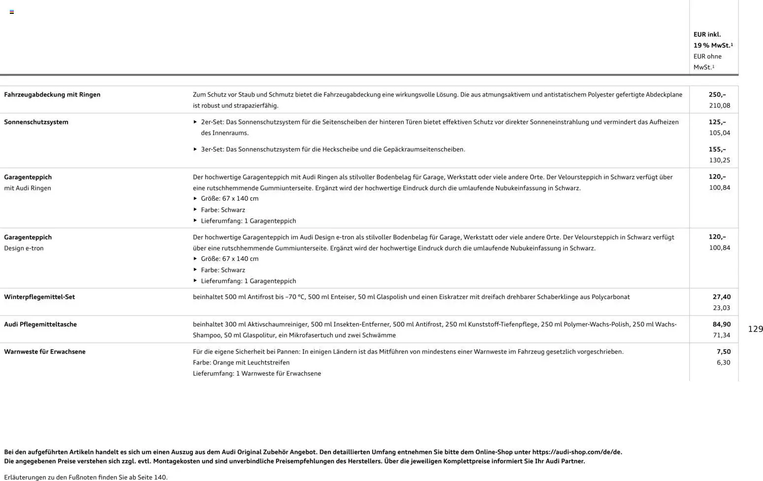 Audi Q3 - Seite 129 - gültig ab 29.01.2026
