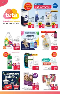 Teta drogerie leták platný od 10.11.2025