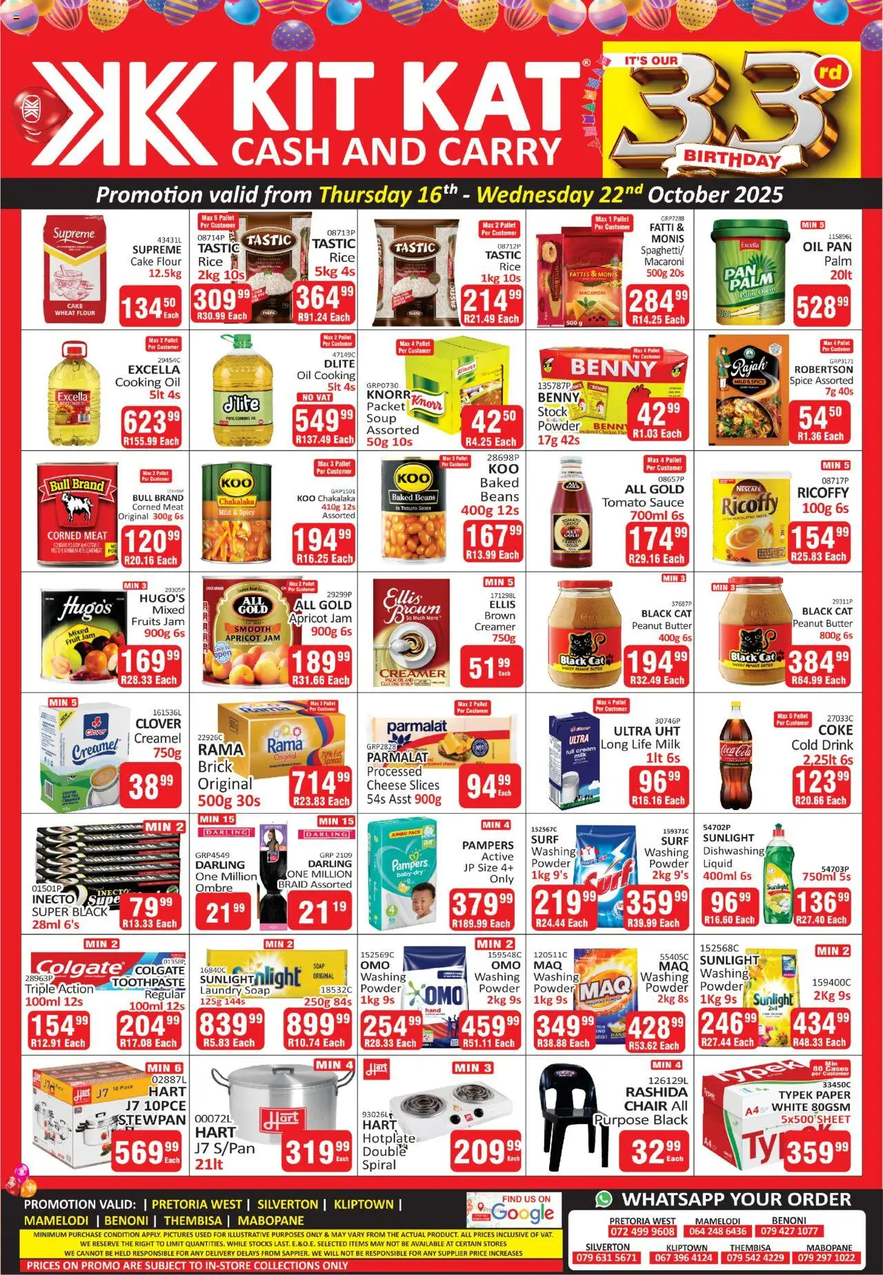 KIT KAT Cash & Carry Specials - page 1- valid from 16/10/2025