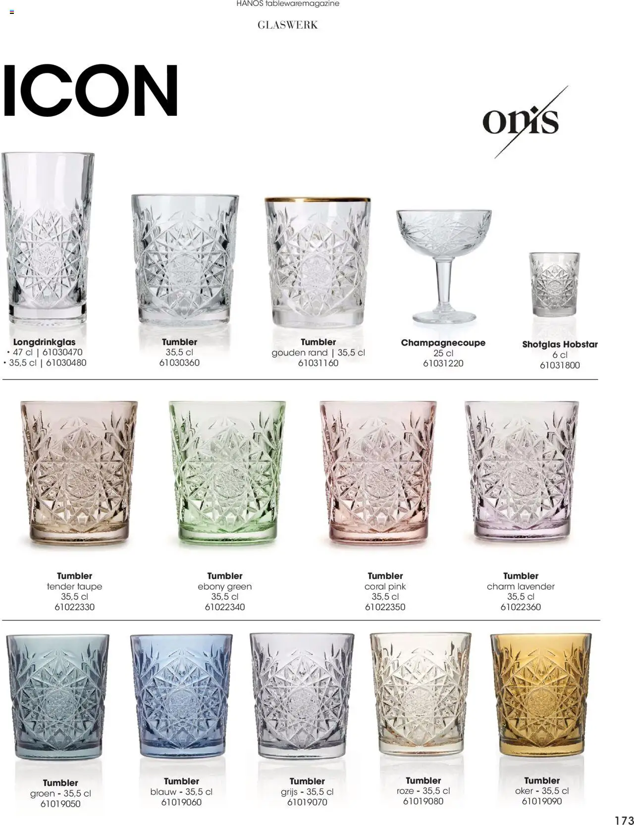 Hanos - Tableware magazine 2025-2026 - page 173- valid from 01-09-2025