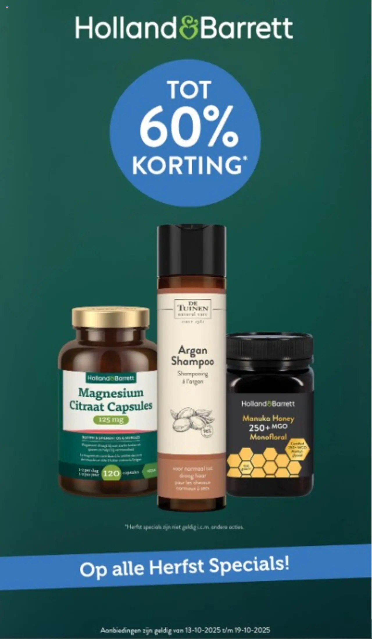 Holland & Barrett - Folder - pagina 1- geldig vanaf 13-10-2025