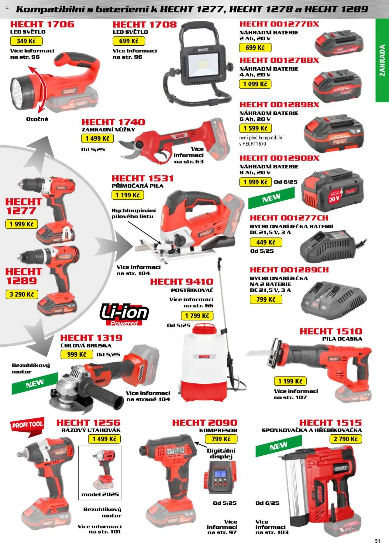 Hecht katalog - Jaro-léto 2025 - strana 51- platný od 22.04.2025