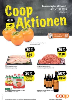 Vorschau Coop Aktionen gültig ab 06.11.2025