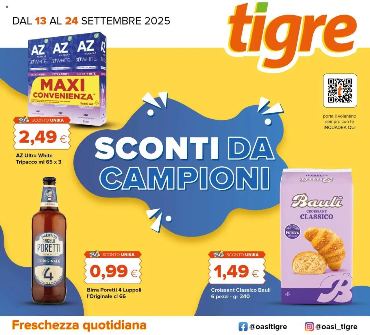 Volantino Tigre	 - pagina 1 - valido dal 13/09/2025