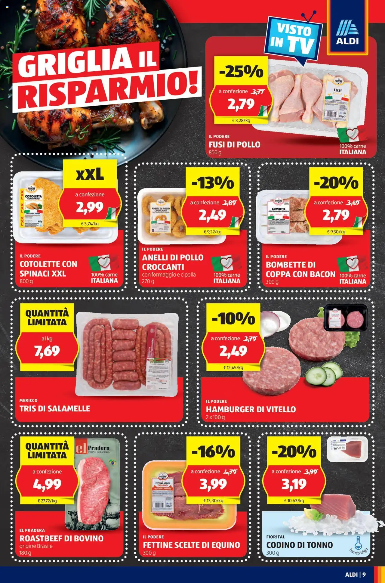 Volantino Aldi	 - pagina 9 - valido dal 21/07/2025