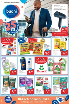Vorschau Budni Prospekt 	 gültig ab 25.08.2025