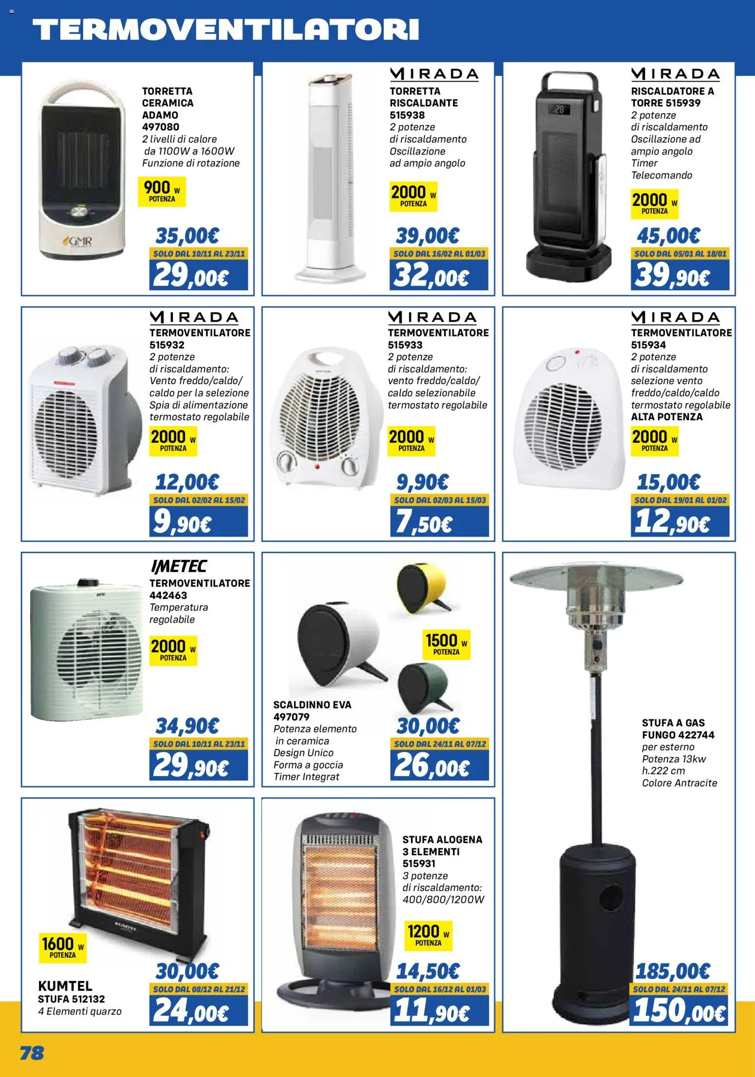 Orizzonte Elettrodomestici catalogo - pagina 78 - valido dal 01/11/2025