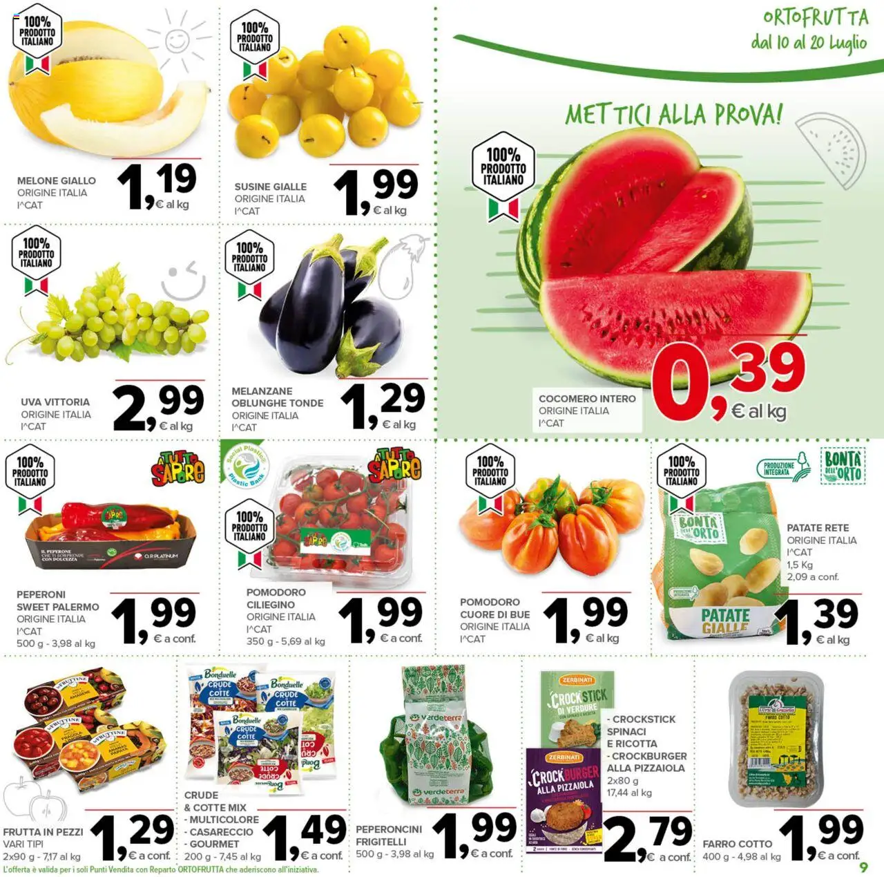 Volantino Todis	 - pagina 9 - valido dal 10/07/2025