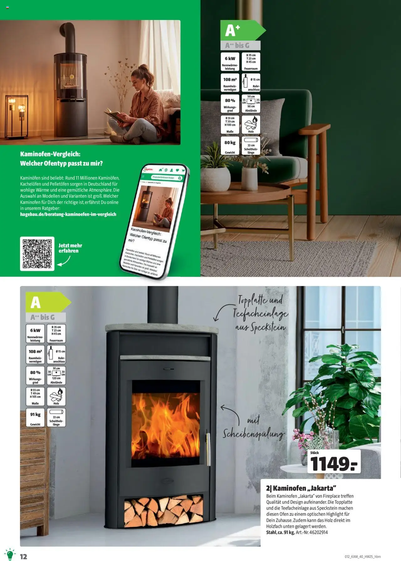 Hagebau Kaminöfen - Seite 12 - gültig ab 07.07.2025