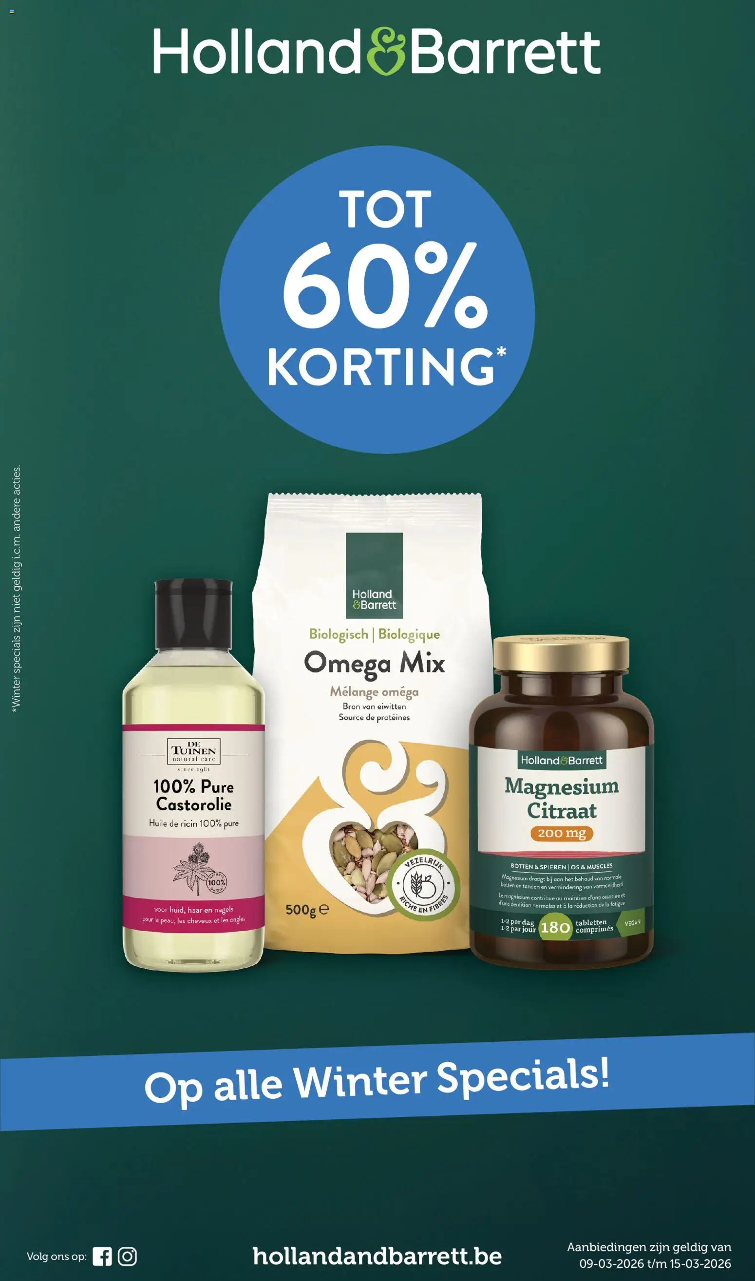 Holland & Barrett Folder / Publicité - pagina 1- geldig vanaf 09/03/2026