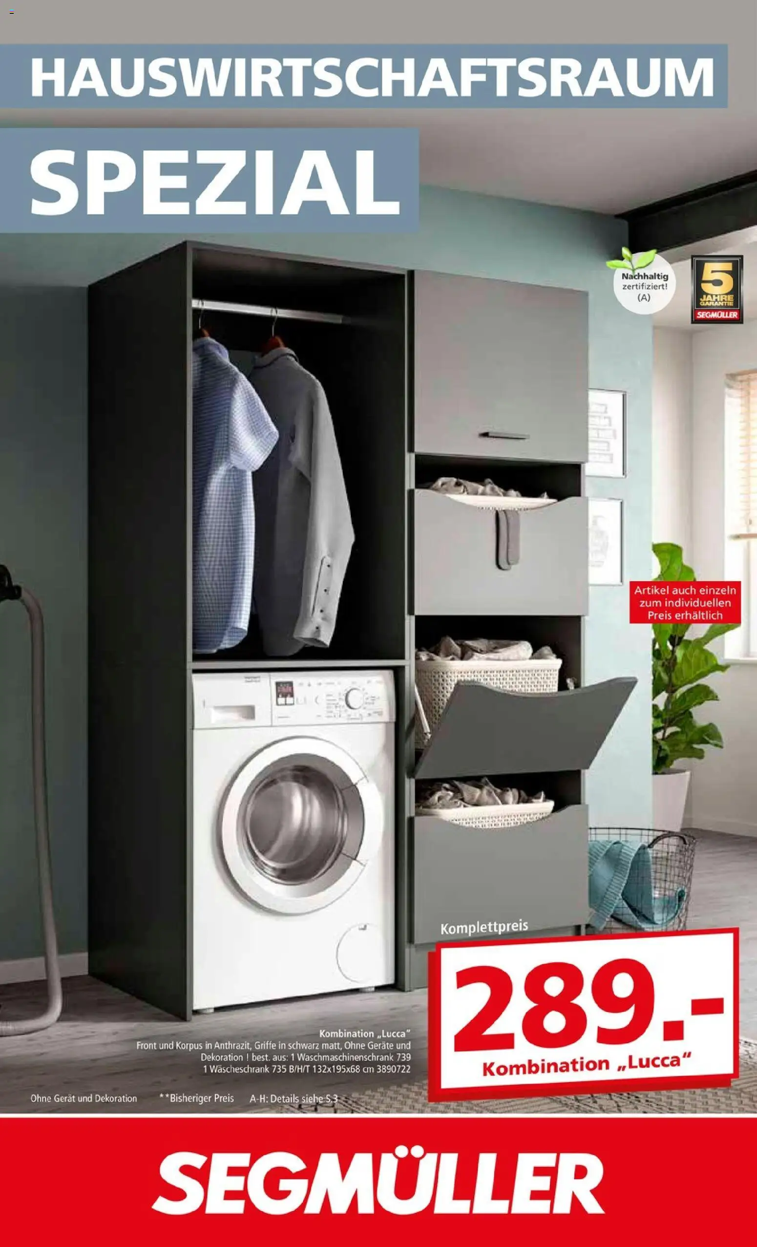 Segmüller Hauswirtschaftsraum Spezial - Seite 1 - gültig ab 29.12.2025