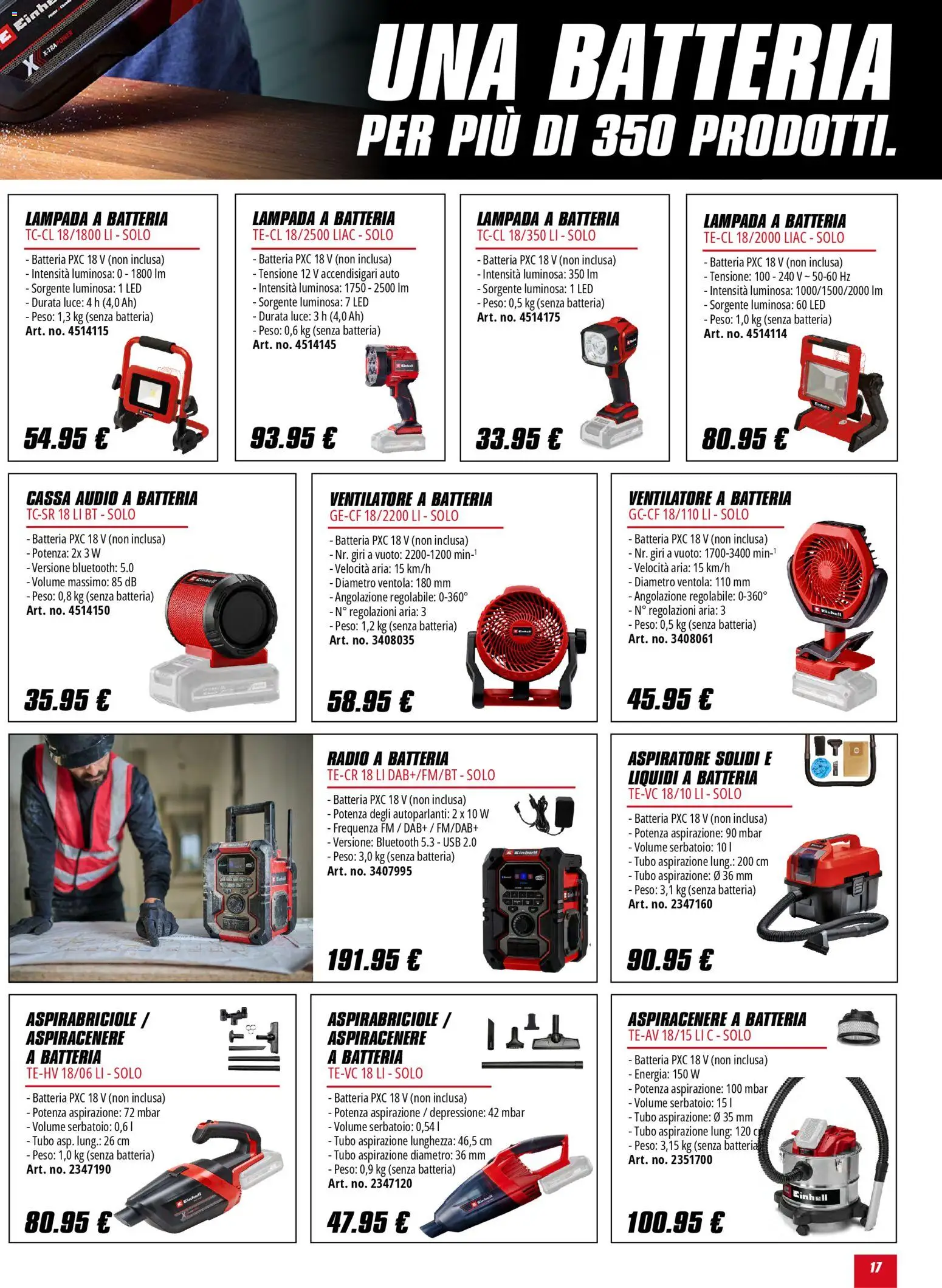 Volantino Einhell	 - pagina 17 - valido dal 02/02/2026
