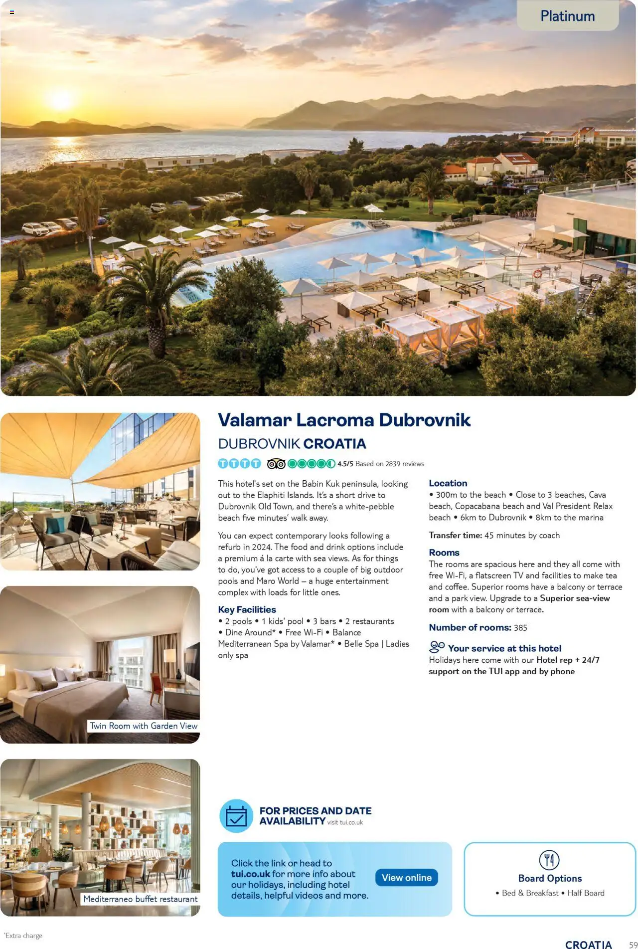 TUI - Italy, Malta & Croatia - page 59- valid from 01/05/2025