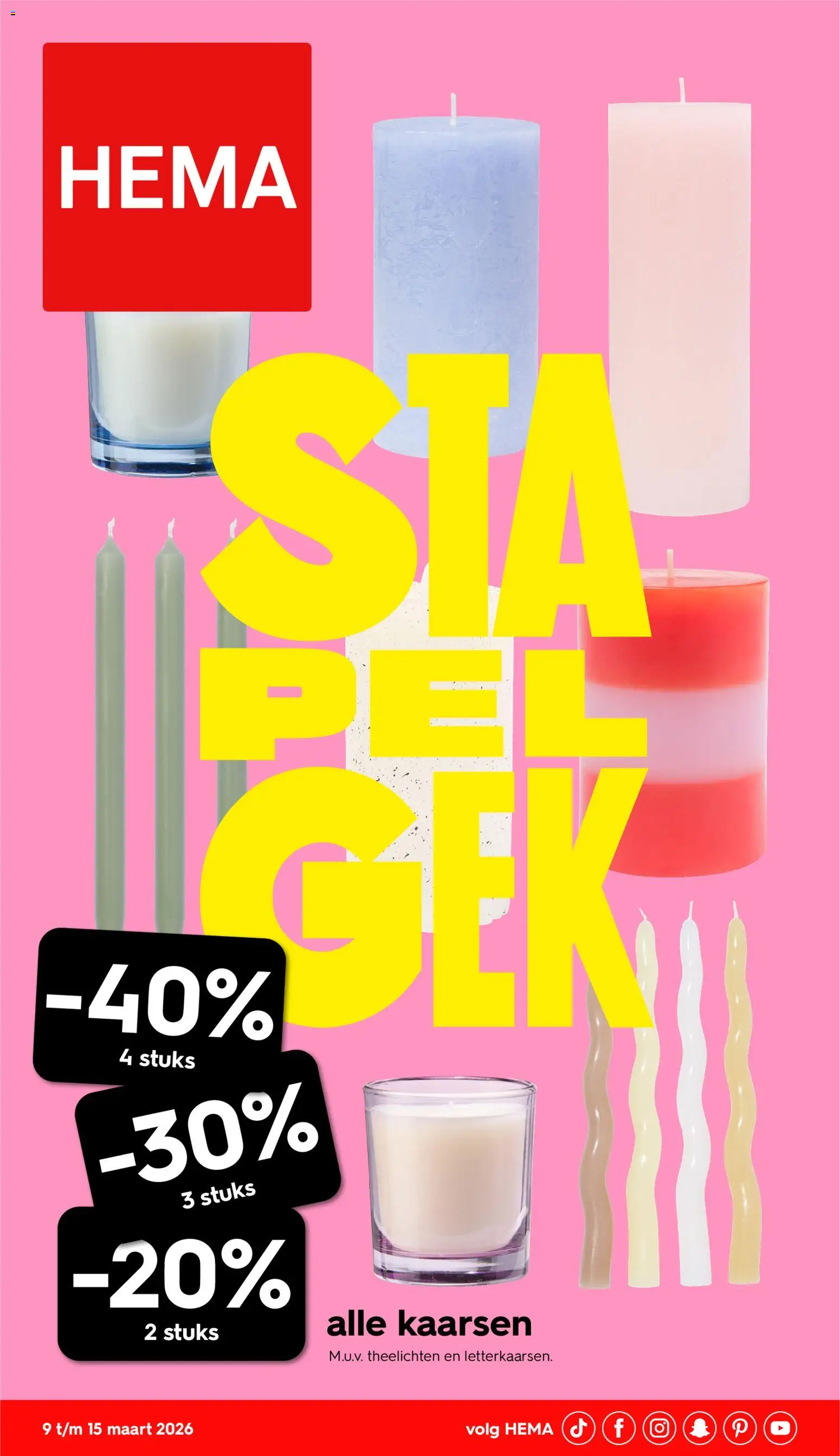 Hema folder / publicité - pagina 1- geldig vanaf 09/03/2026