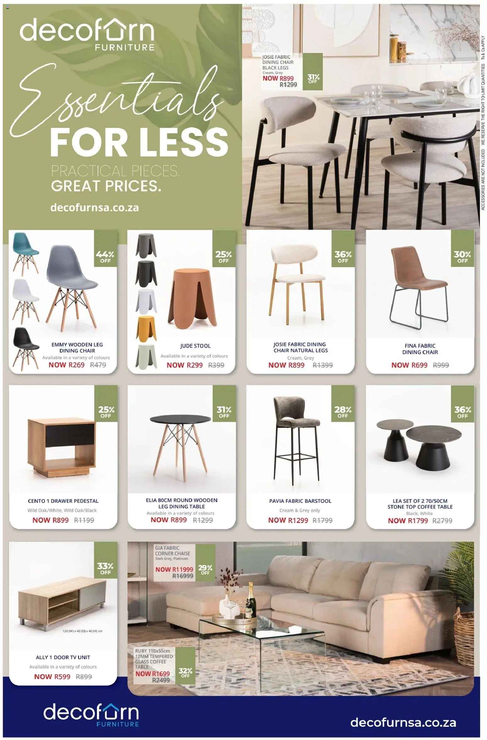 Decofurn Specials - page 1- valid from 01/03/2026