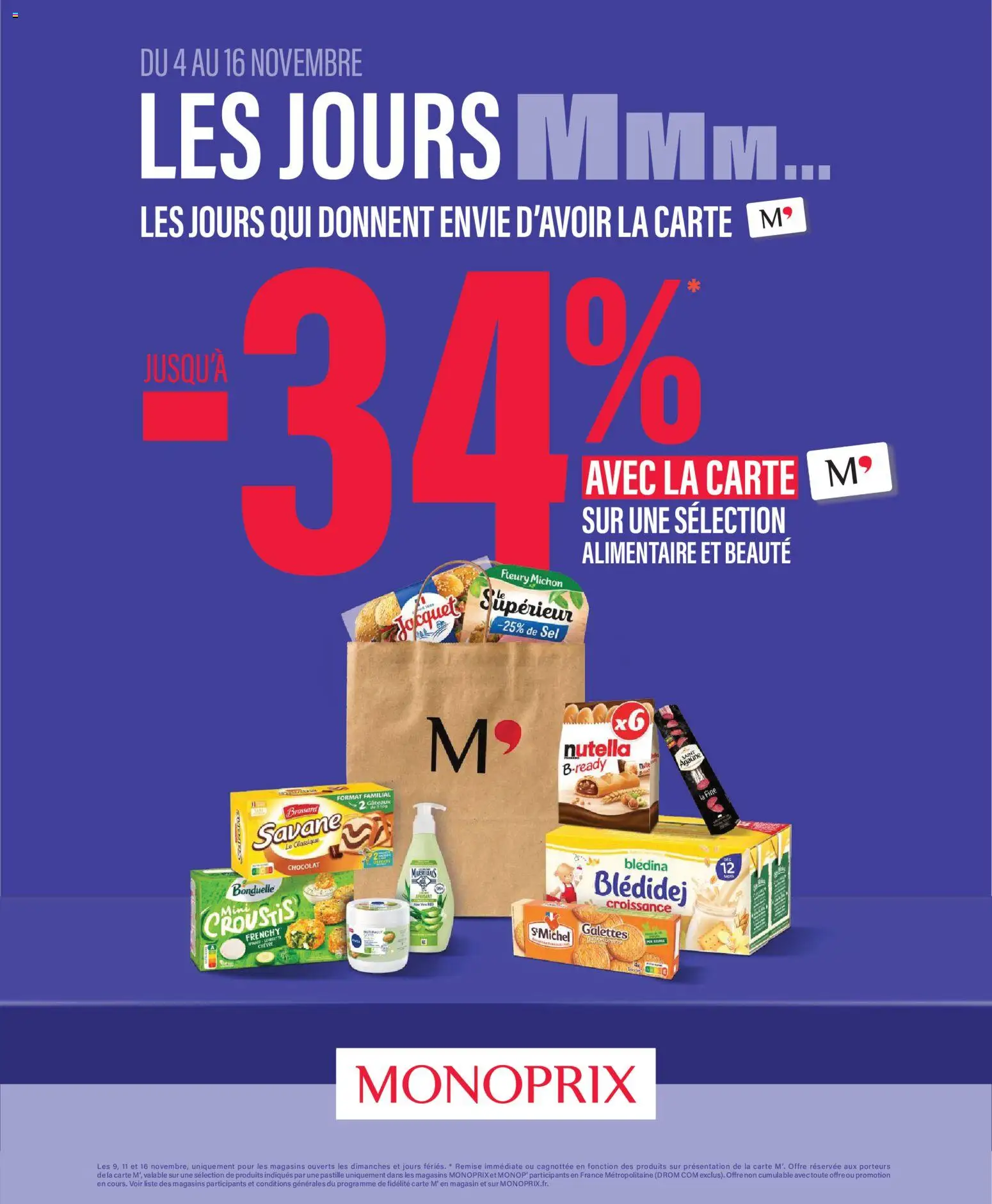 Monoprix catalogue - page 1 - valable à partir du 04/11/2025
