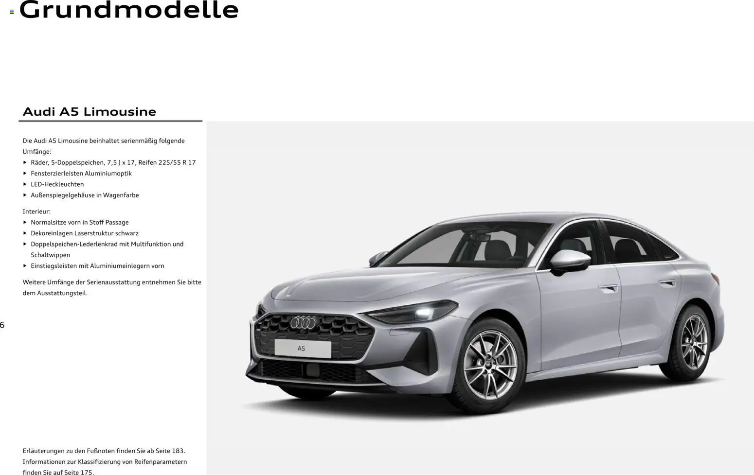Audi A5 - Seite 6 - gültig ab 28.10.2025
