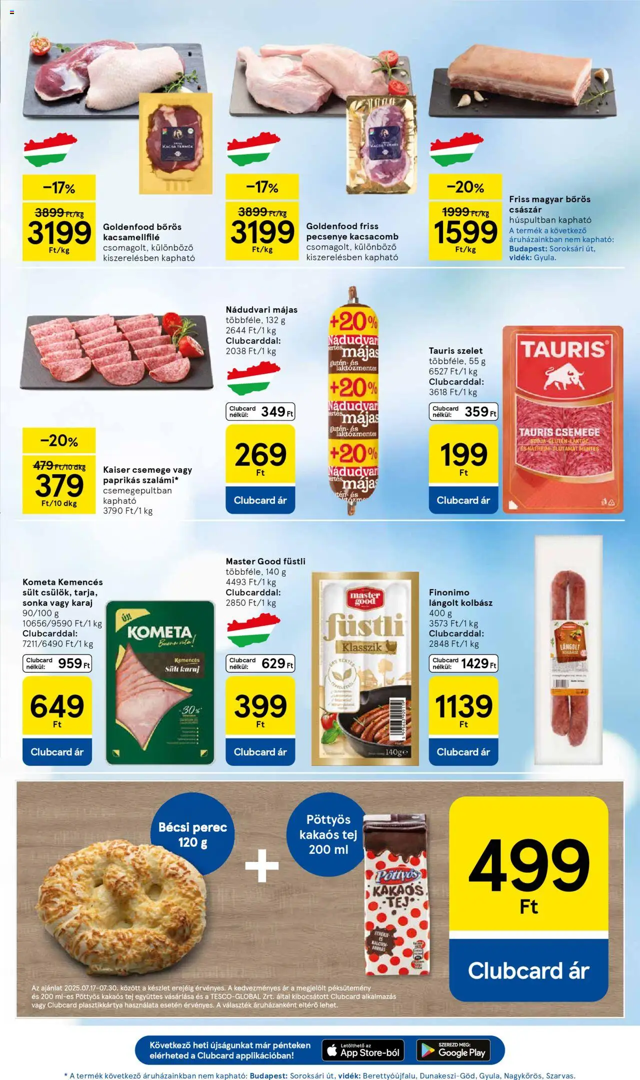 Tesco Hipermarket - Akciós újság  - 3oldal - érvényes 2025.07.17.-tól