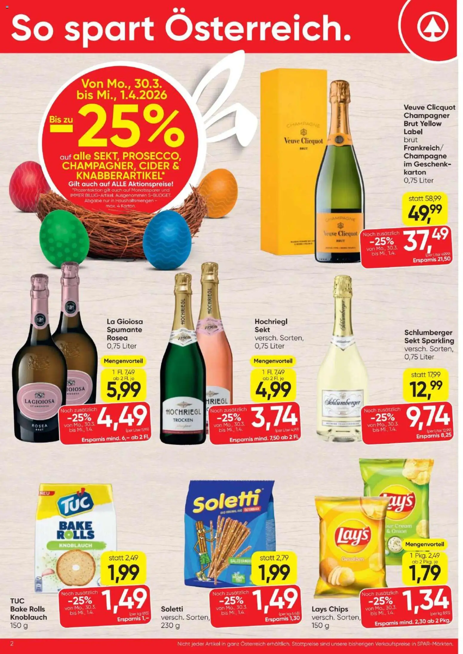 Spar - Flugblatt - page 2- valid from 31.03.2026