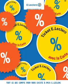 Aperçu E.Leclerc - Carte traiteur permanente - mixte valable à partir du 01/01/2026