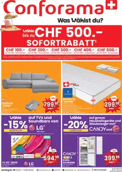 Vorschau Conforama Aktionen gültig ab 23.07.2025