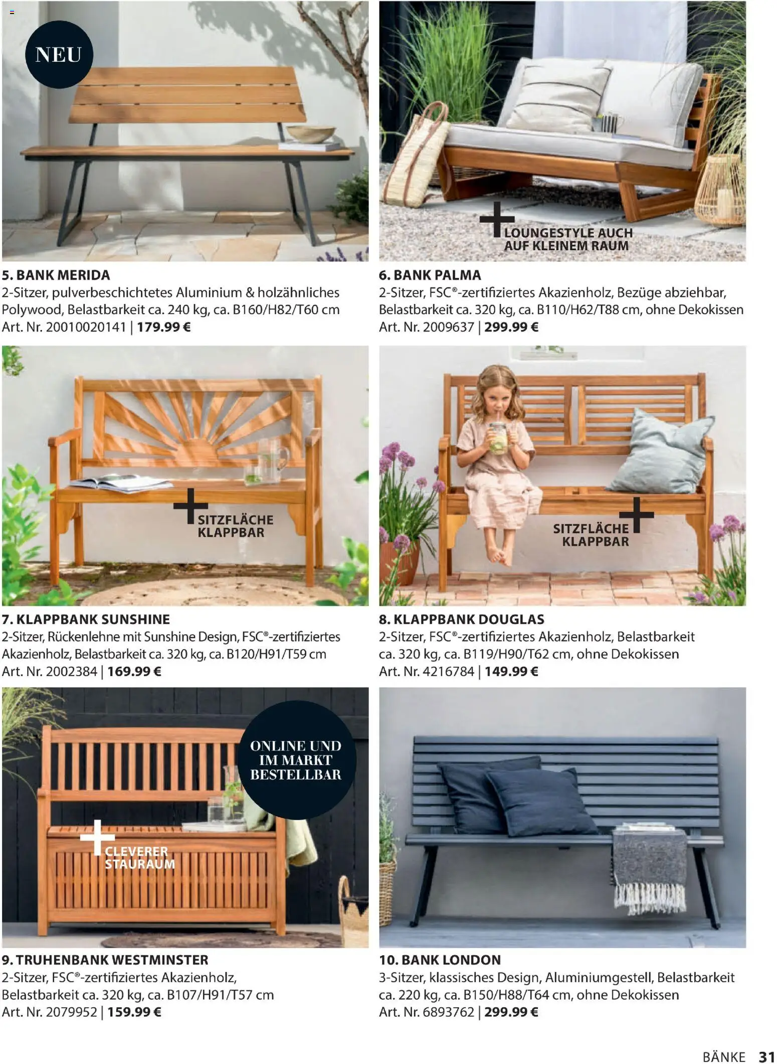 Dehner Gartenmöbel Trends 2026 - page 31- valid from 29.01.2026