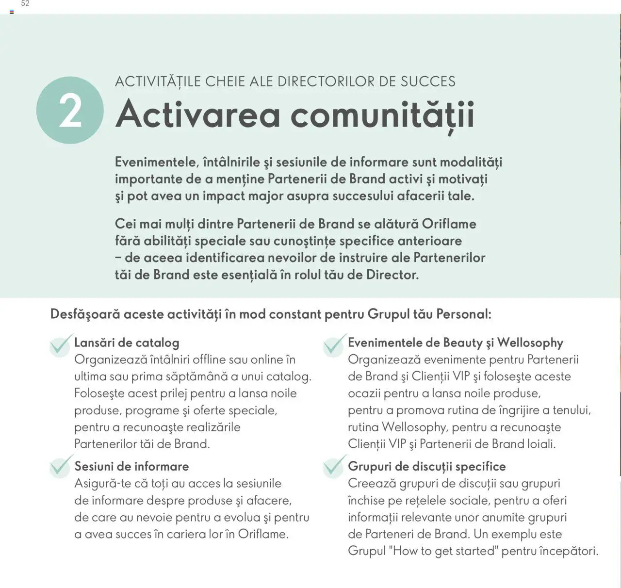 Oriflame catalog - Planul de Succes pentru Partenerul de Brand - pagina 52- valabil de la 09.07.2024