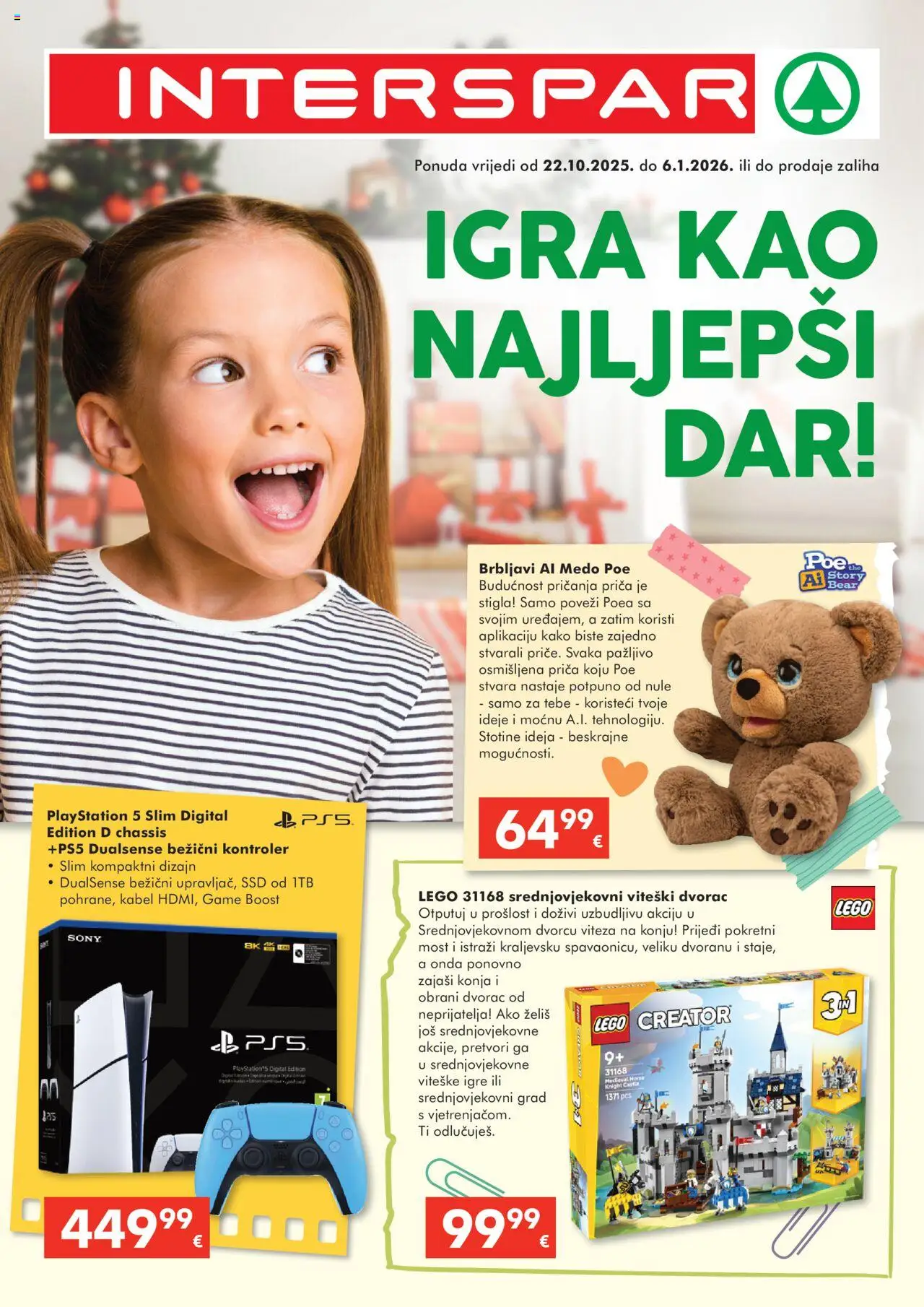 Katalog igračke Interspar - stranica 1- važeći od 22.10.2025