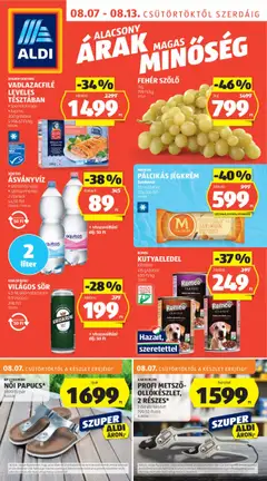 Előnézet Aldi Akciós újság érvényes 2025.08.07.-tól