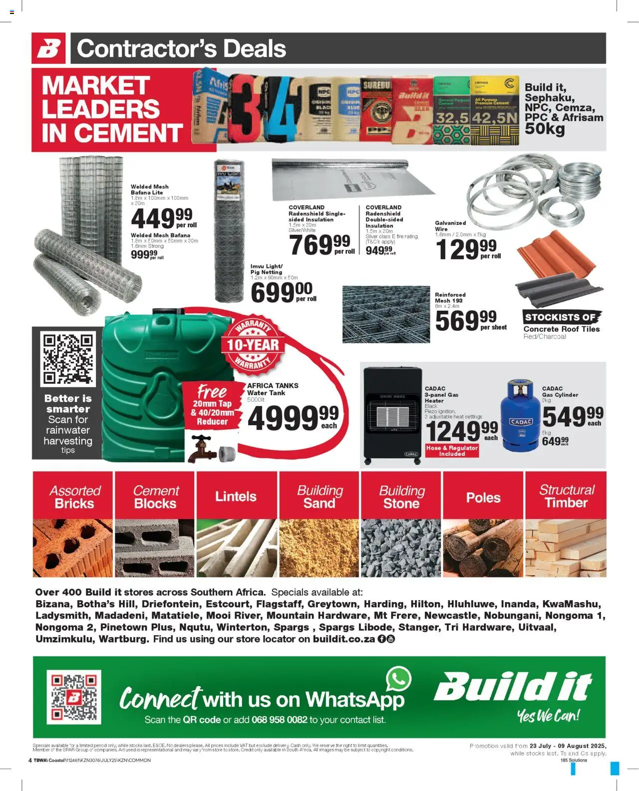 Build It Specials - page 4- valid from 23/07/2025
