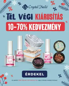 Előnézet Crystal Nails Akciós újság érvényes 2026.02.02.-tól