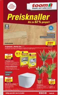 Vorschau Toom Baumarkt Prospekt 	 gültig ab 08.11.2025
