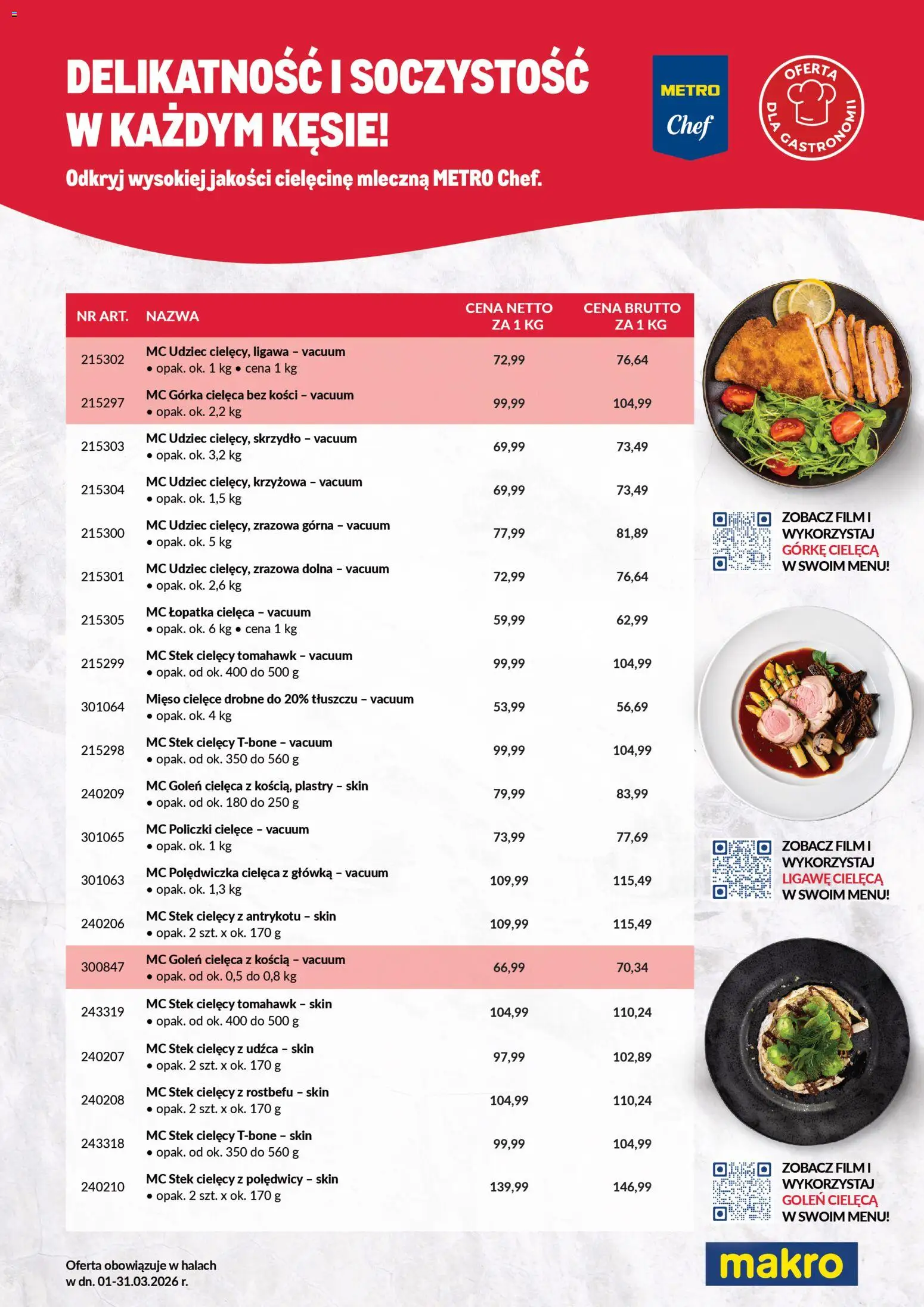 Makro gazetka - Cielęcina - strona 1- ważny od 01.03.2026
