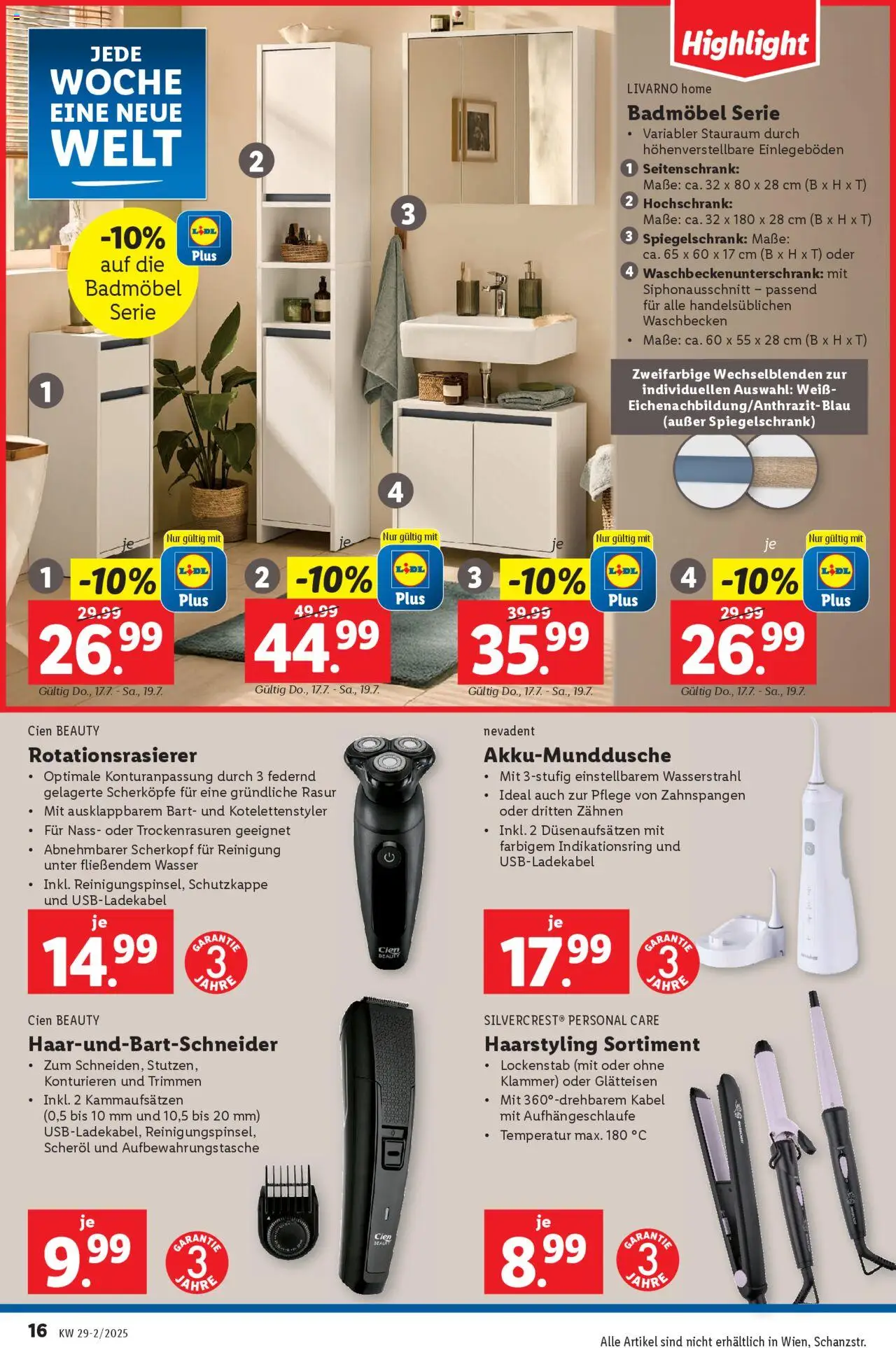 Lidl Flugblatt - Seite 18- gültig ab 17.07.2025