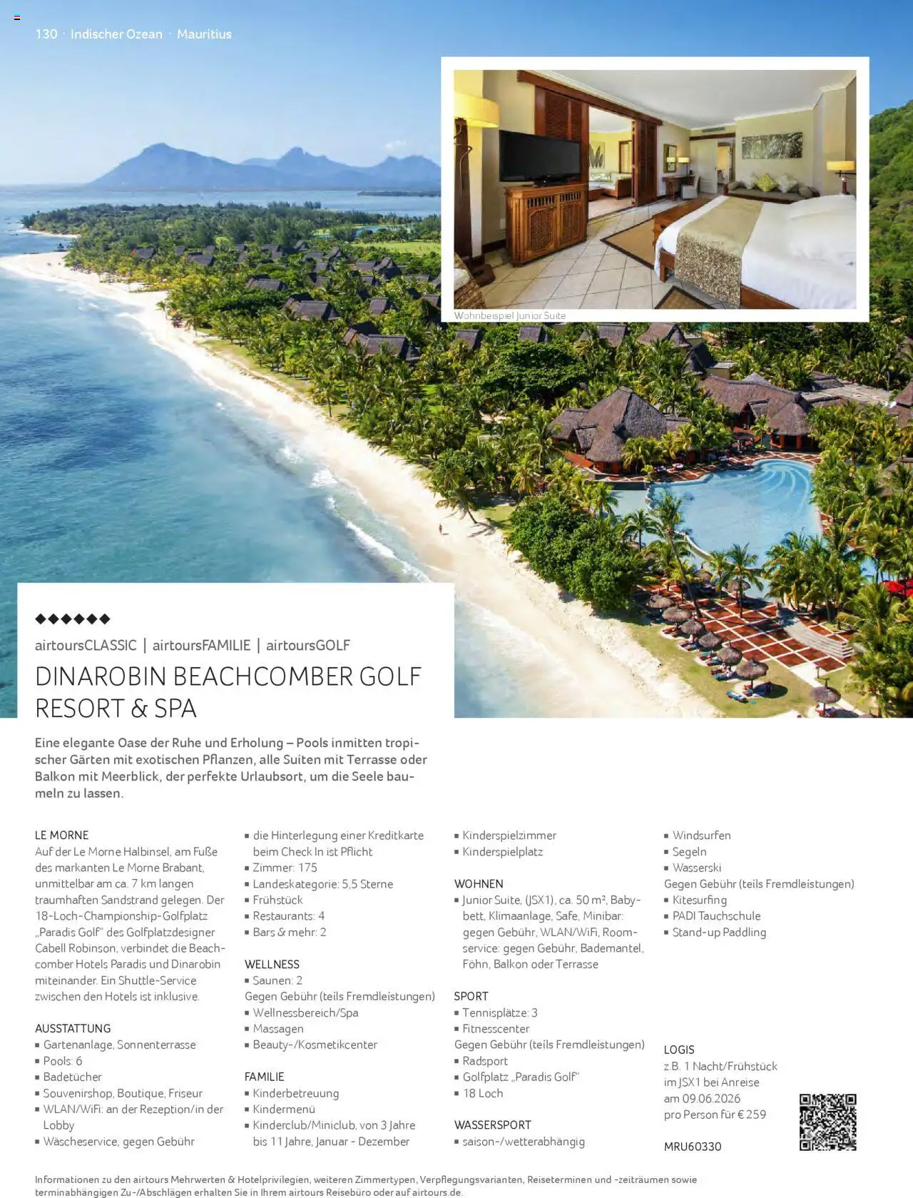 TUI airtours Katalog  Erstklassige Fernreisen 2025/26 - Seite 130 - gültig ab 01.11.2025