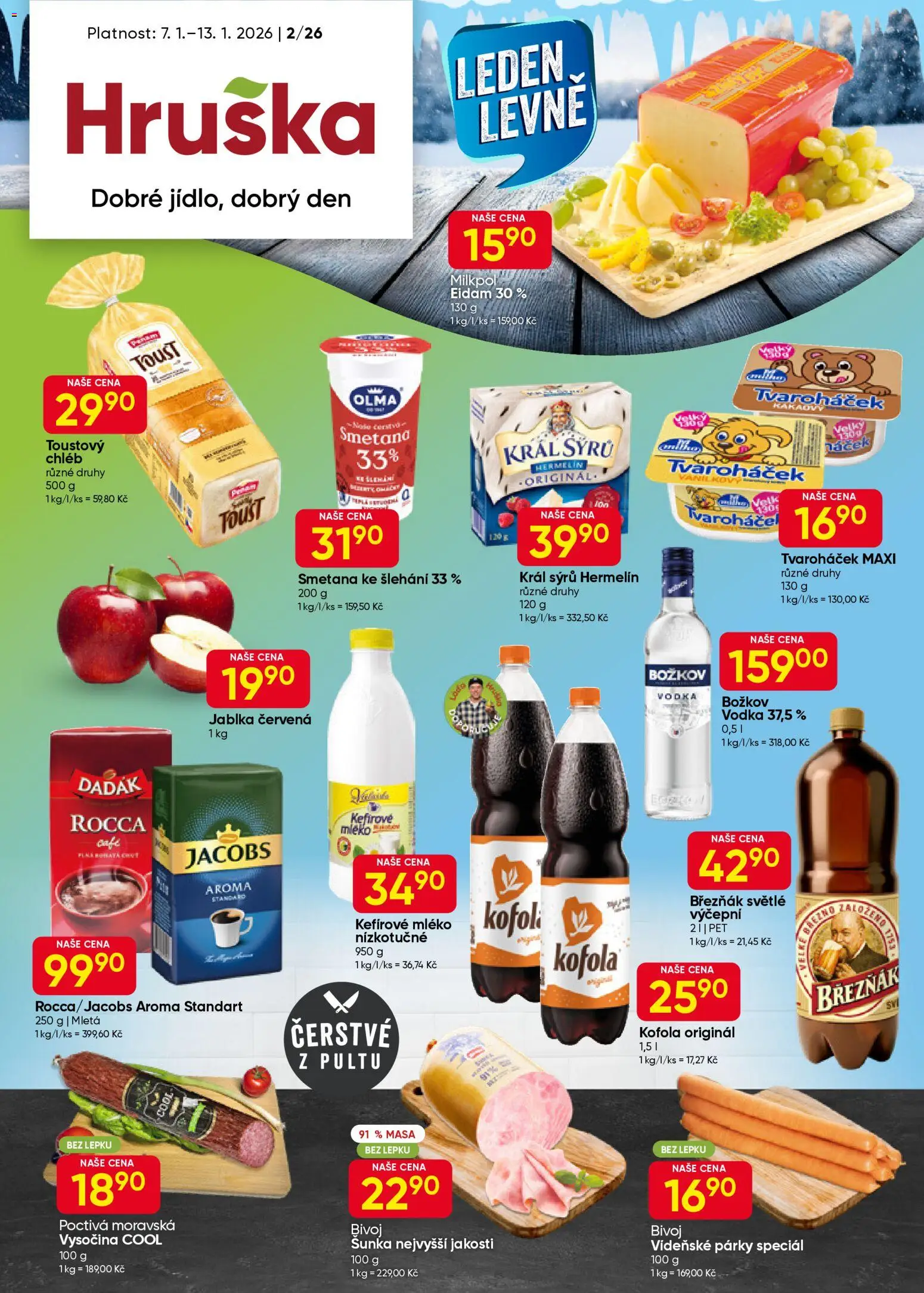 Hruška leták - strana 1- platný od 07.01.2026